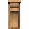 Ekena Millwork Yorktown Rough Sawn Corbel w/Backplate, Western Red Cedar, 6"W x 10"D x 14"H COR06X10X14YOR01RWR - alternate 3